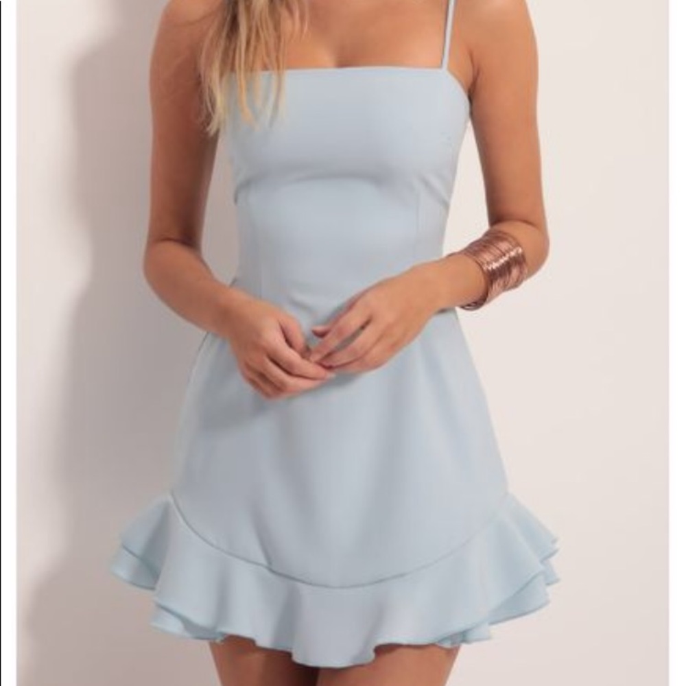 Lucy in the Sky Light Blue Mini Dress